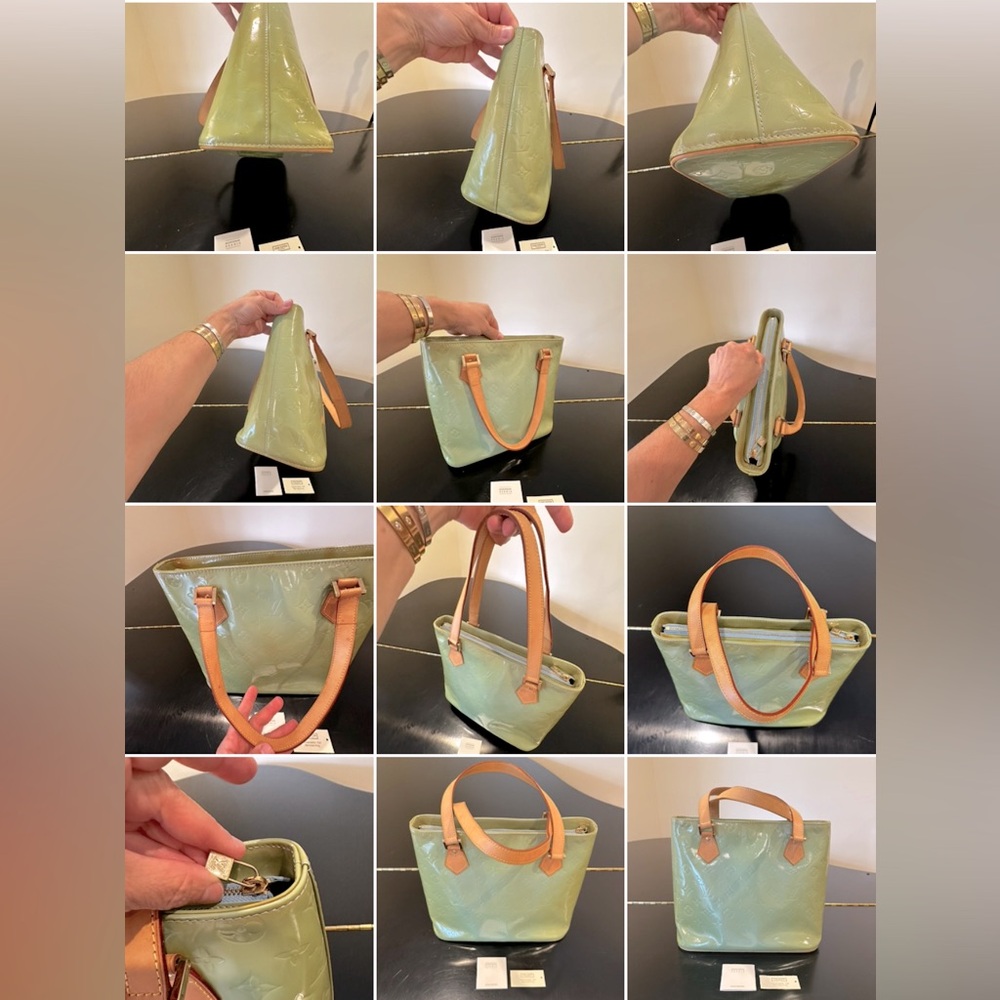 Louis Vuitton RARE Vintage Retro Luxury Minimalist Authentic Vernis Houston Bag - Picture 13 of 17